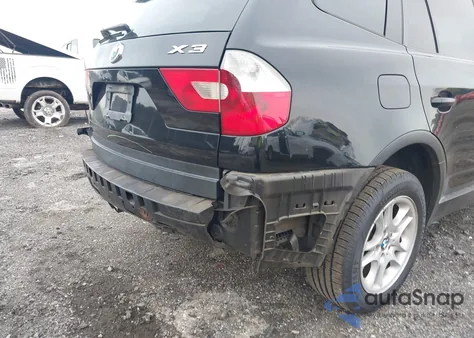 2004 BMW X3 2.5I z USA, uszkodzony, nr VIN WBXPA73474WC41534